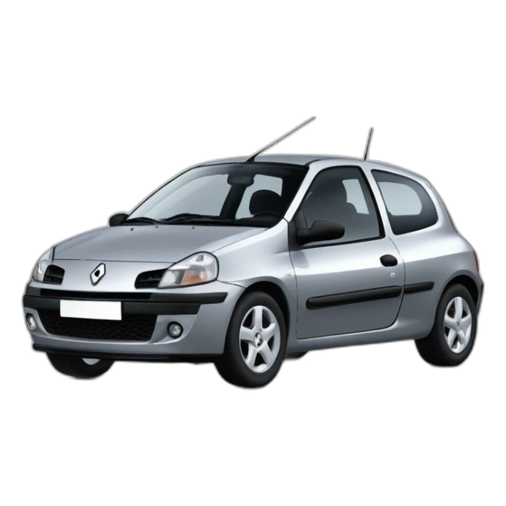 renault clio 2 phase 2 grey sticker