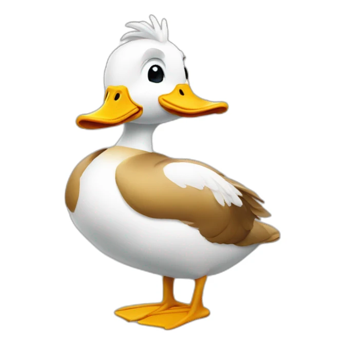 Roi canard sticker