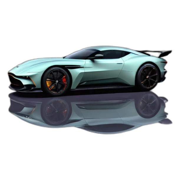 Une Aston martin vulcan sticker