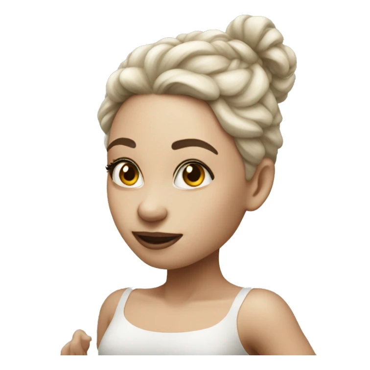 White skin dancer sticker