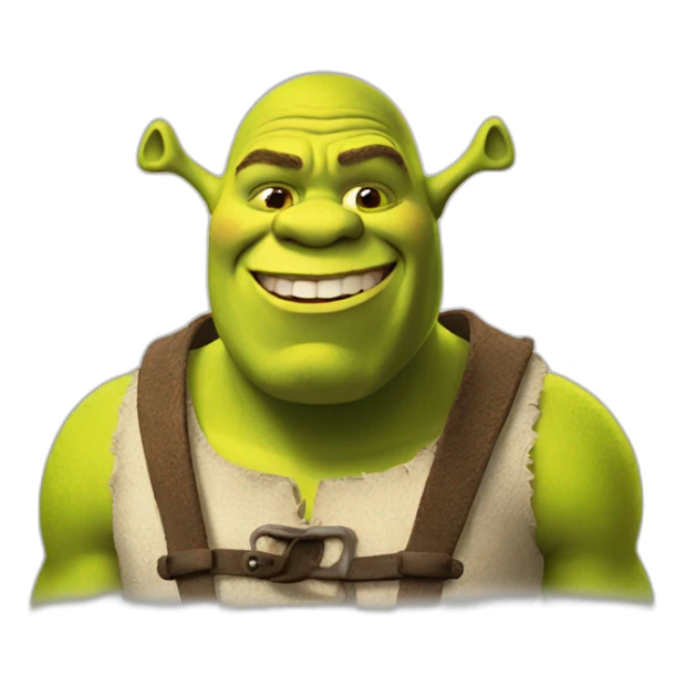 funny shrek  sticker