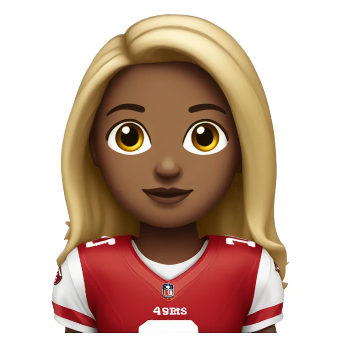 49ers girl sticker