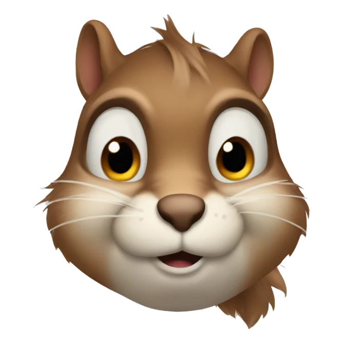 Annoyed squirrel  sticker