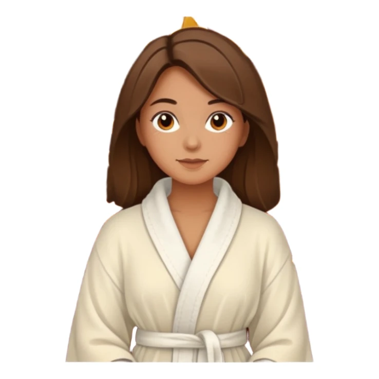 Fall spa day scenery girl sticker