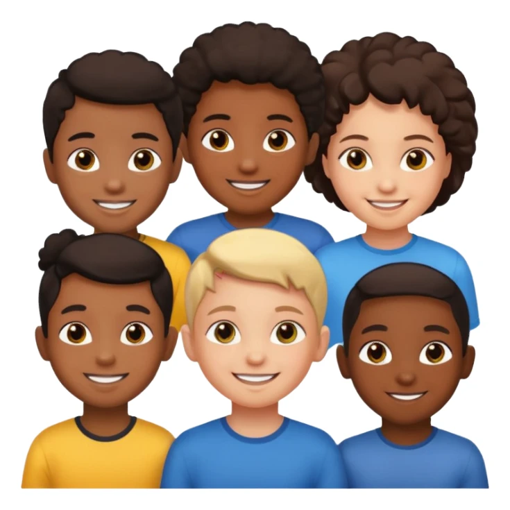 black chldren sticker