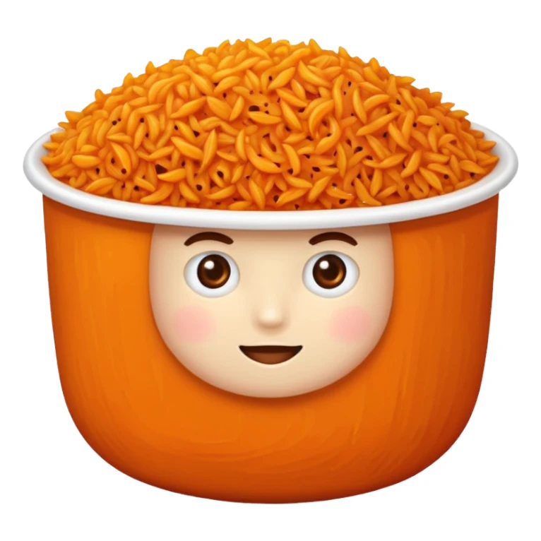 spanish brunt rice sticker