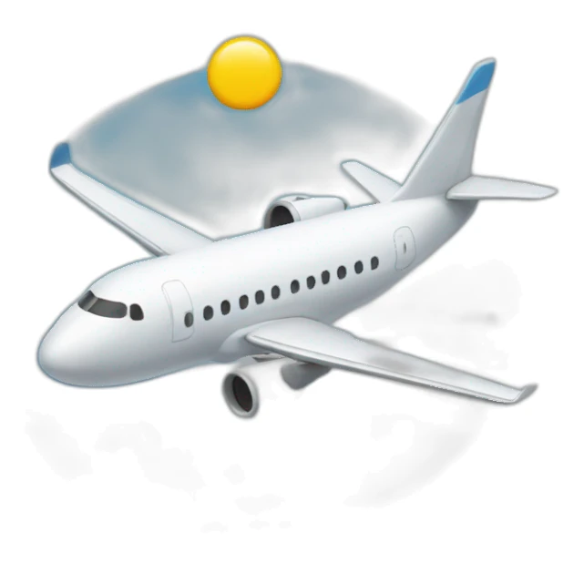 Chat sur un avion sticker
