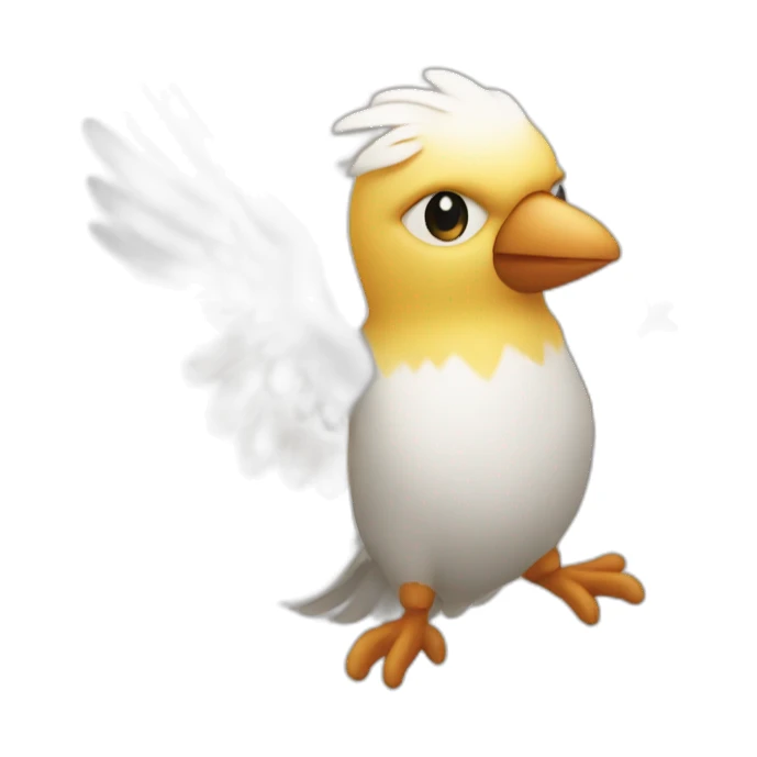 Ailes et coeur sticker