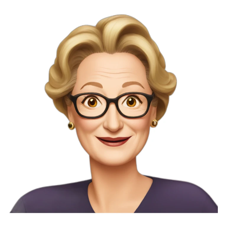 Meryl Streep sticker