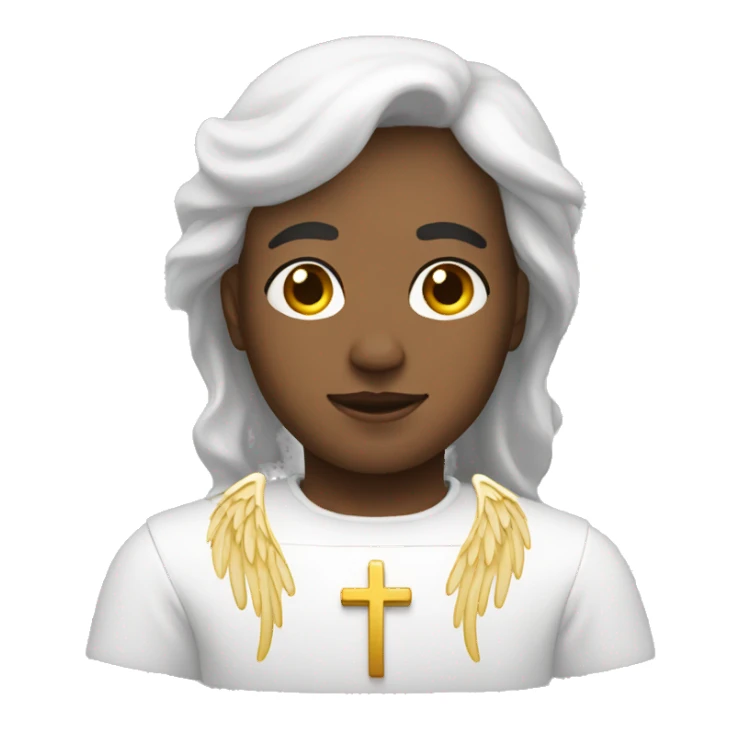 less religious angel sticker