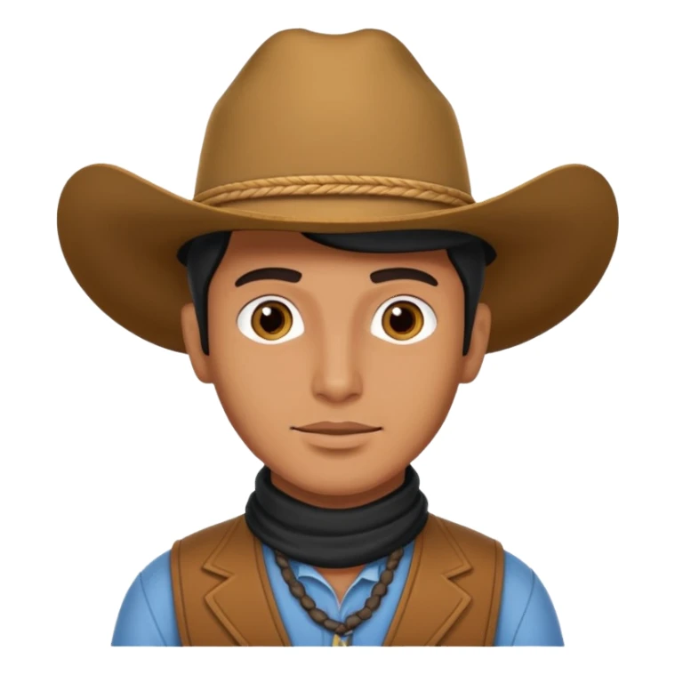 Muslim cowboy m sticker