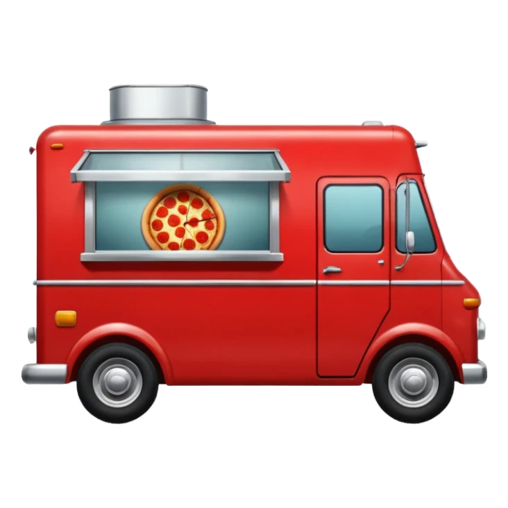 pizza truck sticker