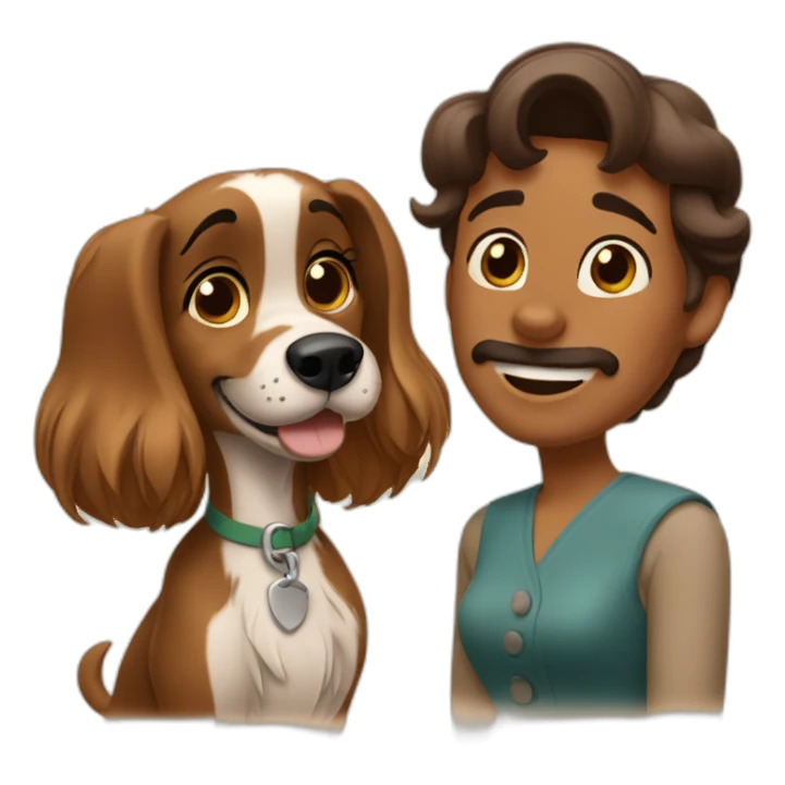 lady and the tramp sticker