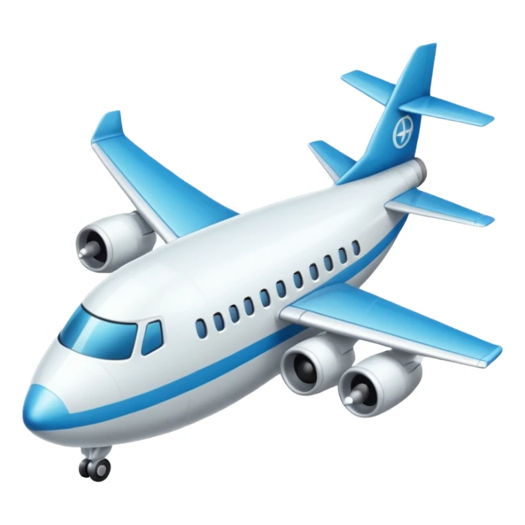avion blanco sticker