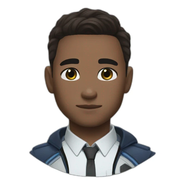 Connor from detroit become human sticker