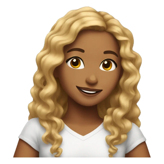 girl thanking beyoncé  sticker