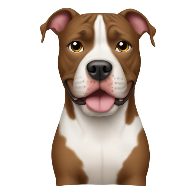 Pitbull dog wearing uggs sticker