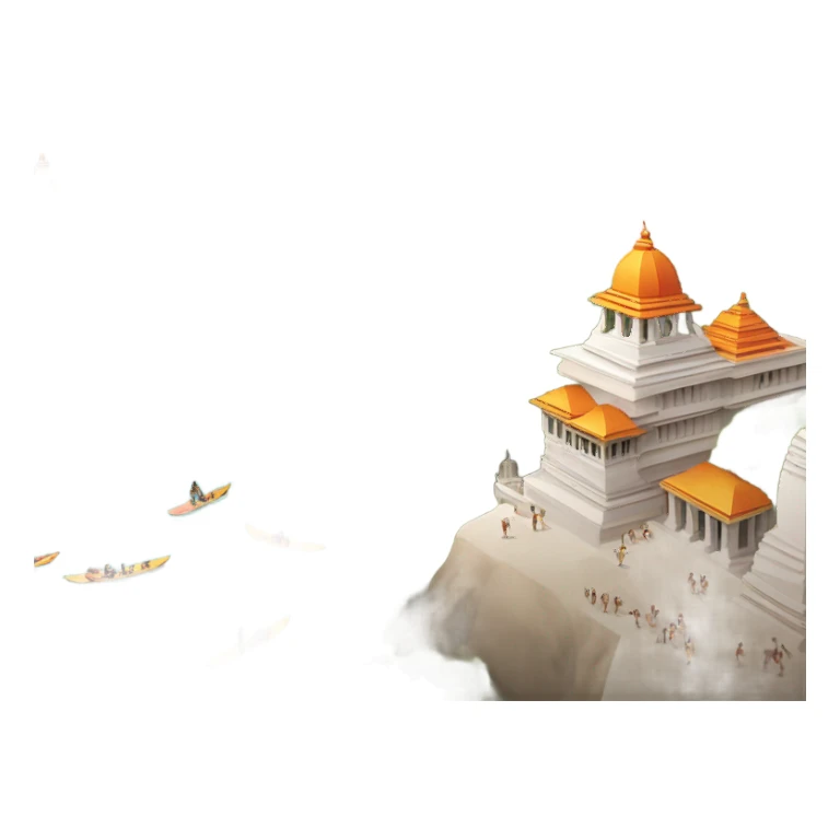 Rishikesh and the ganges sticker