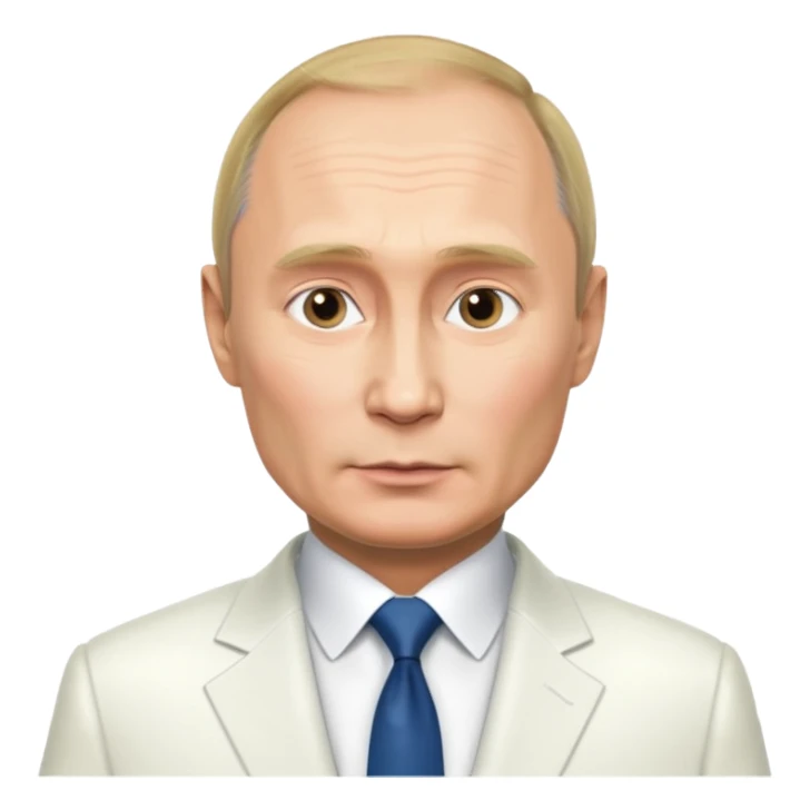 Путин в белом кастюме sticker