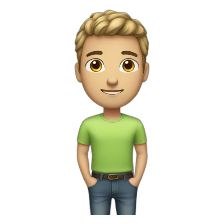 Tall gay boy sticker