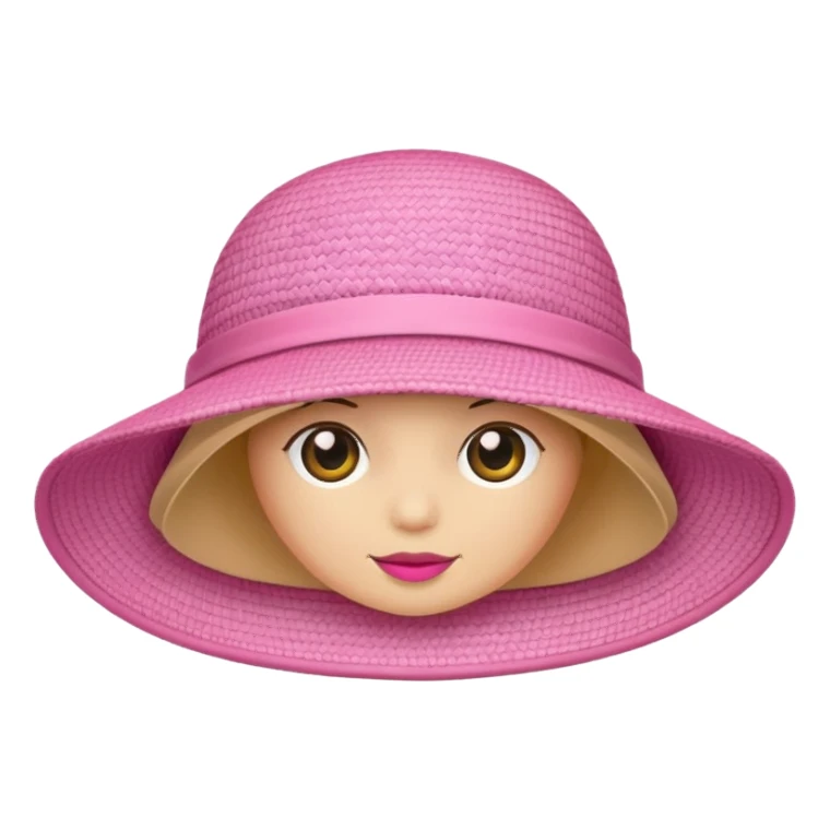 pink sunhat sticker