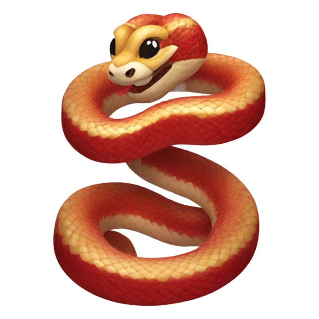Chinese new year snake sticker