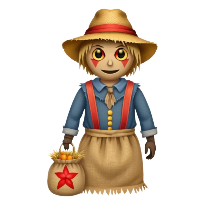 Scarecrow with Red Eyes sticker