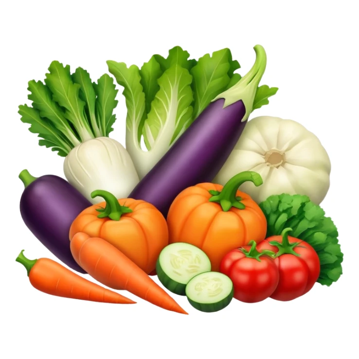 assorted vegetables sticker