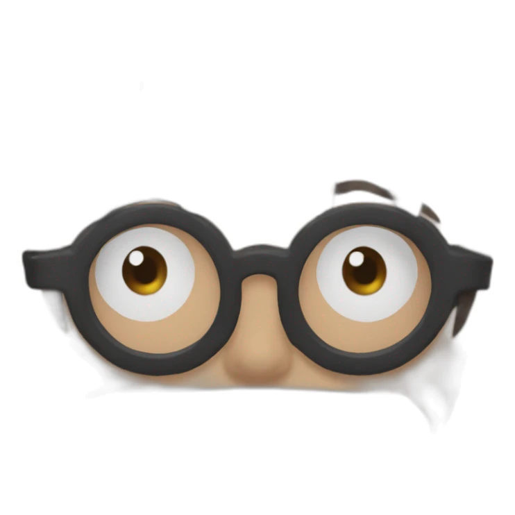 Luffy with Sy glas ses sticker