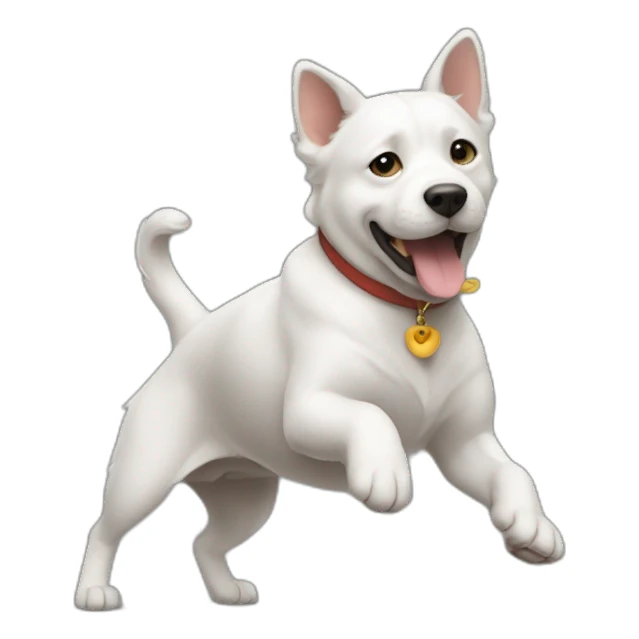 Chat et chien qui danse sticker