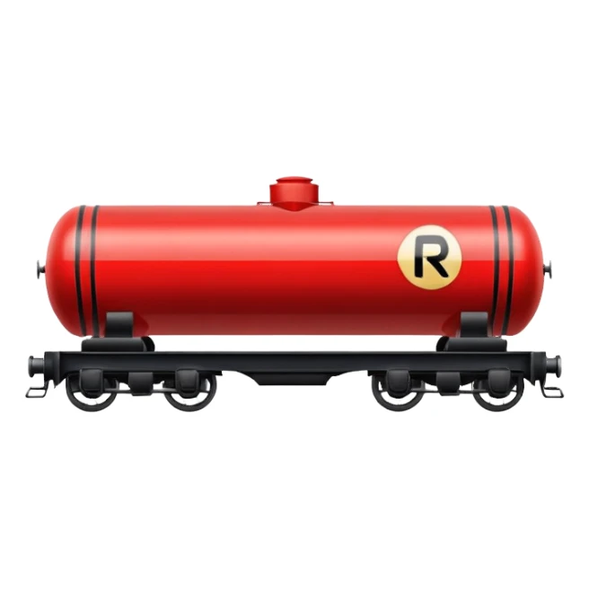 railway fuel car sticker