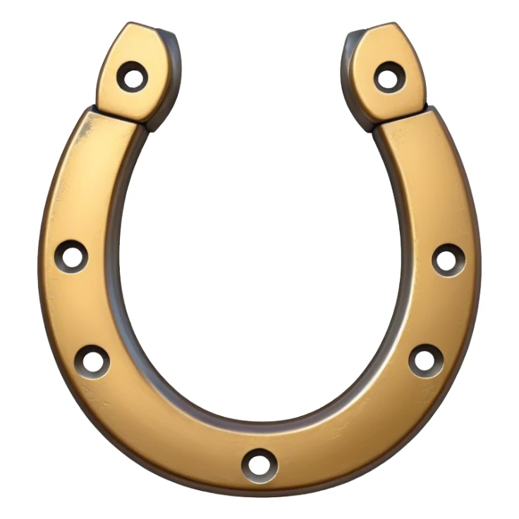 Lucky horseshoe  sticker