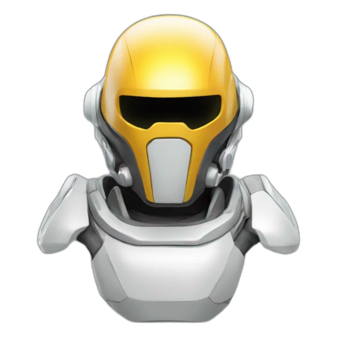futuristic Anti-Matter Helmet technology sticker