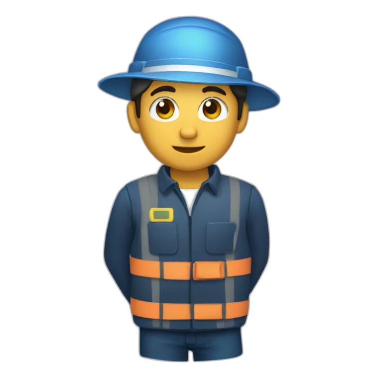 Una persona trabajando como marinero  sticker
