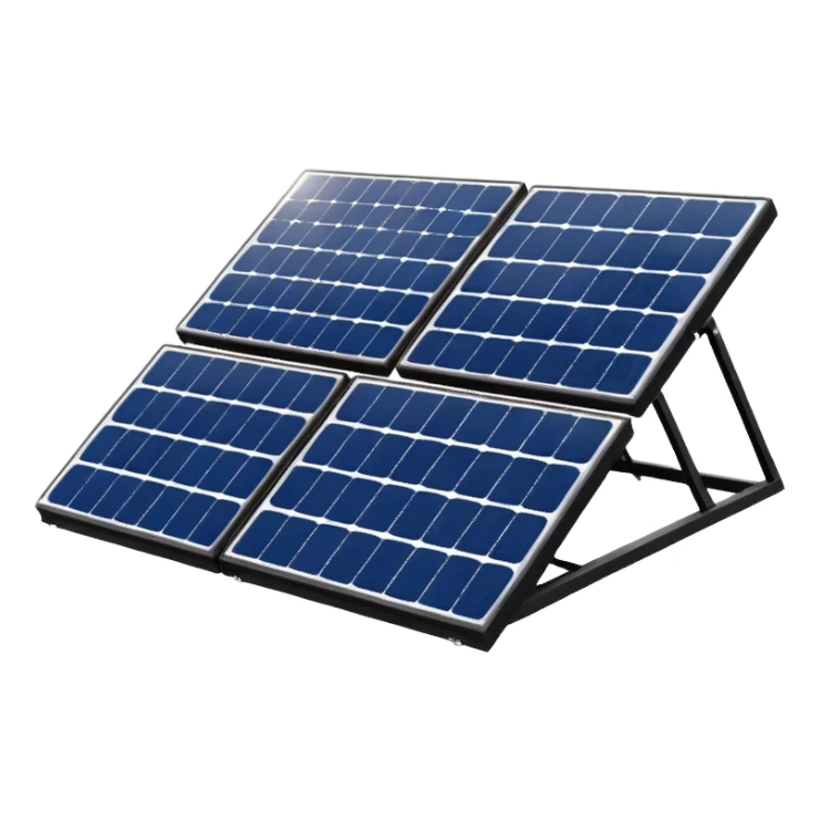 solar power generation plant on a nextracker system sticker