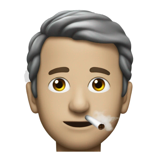 Macron smoke sticker