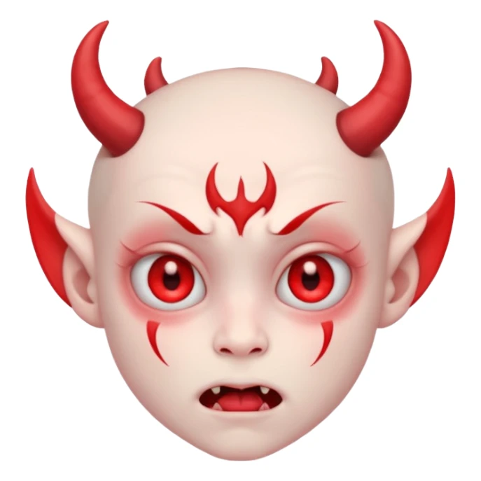 Crybaby cute littile demon  sticker