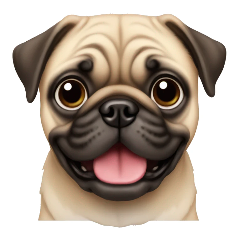 Dog pug sticker