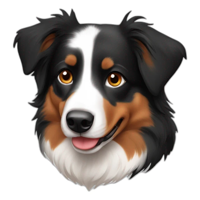 Australian shepherd red tricolor sticker