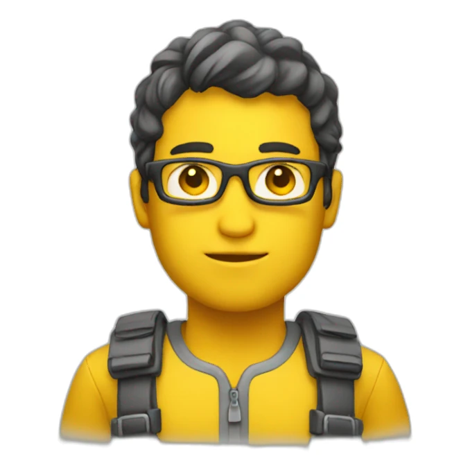 A developer yellow sticker