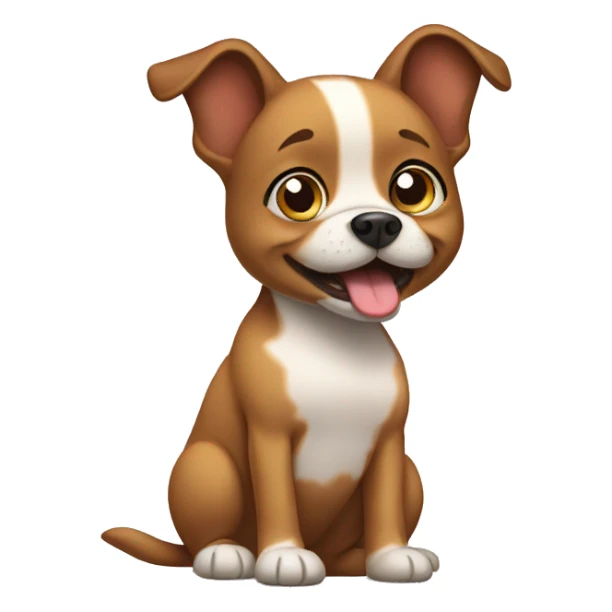 Pregnant dog sticker