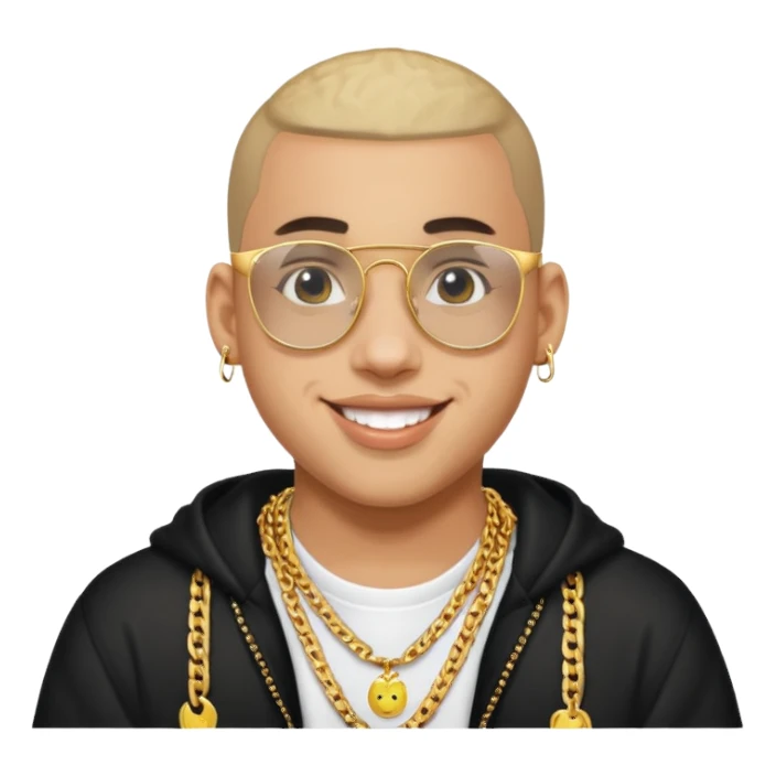 bad bunny rapper sticker