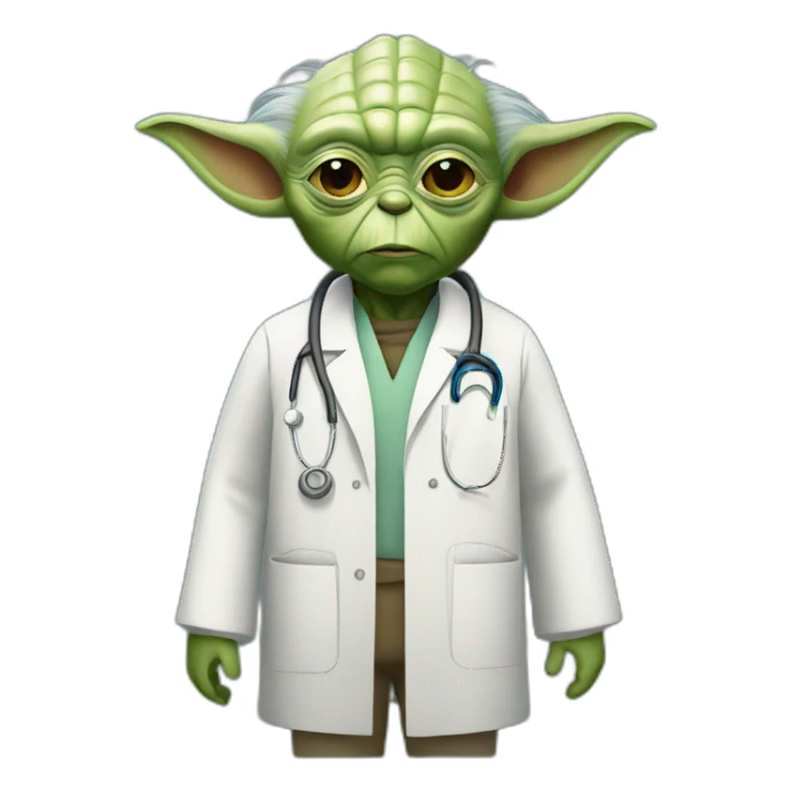 Doctor yoda sticker