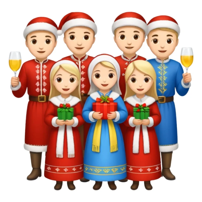  Ukrainian Christmas  sticker