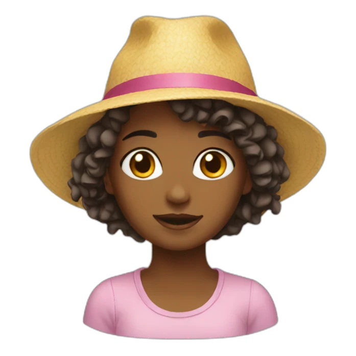 girl-hat sticker