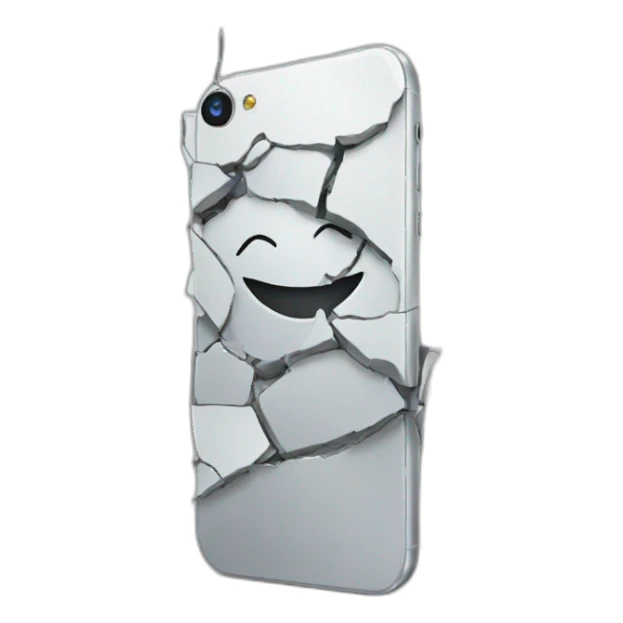 iphone broken sticker