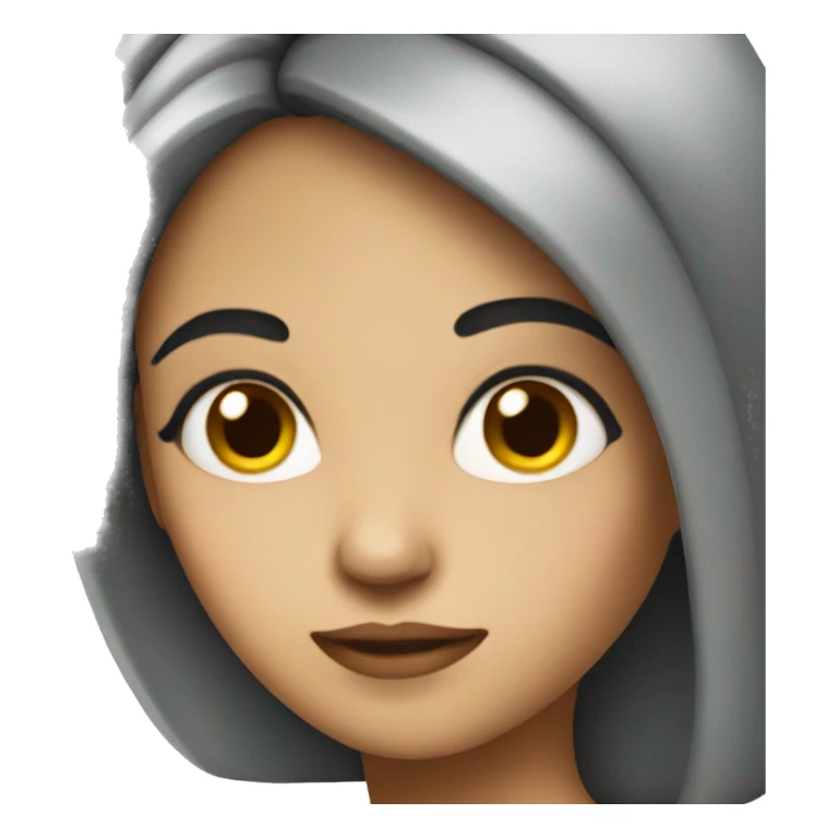 Girl side eye sticker