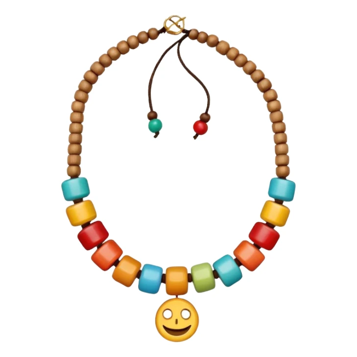 hippie necklace sticker