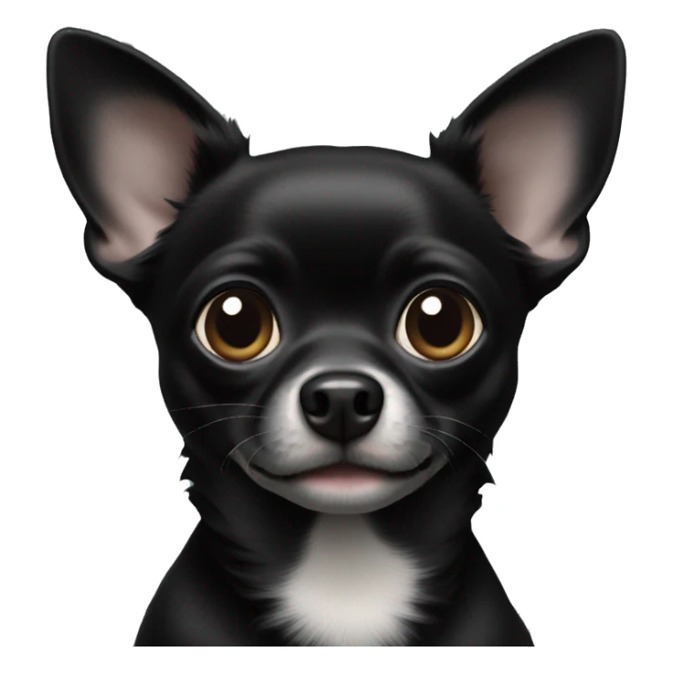 2 all black chihuahuas sticker