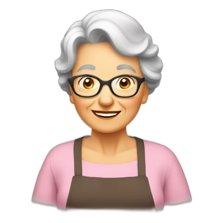 Granny's menu sticker